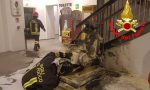 Prende fuoco un gioco per bambini al centro commerciale