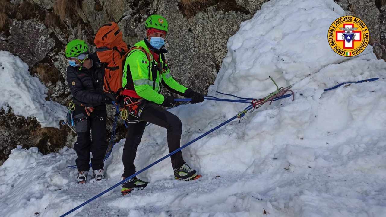 Soccorso alpino a Vezza d’Oglio, ma è solo un’esercitazione: tutte le fotografie