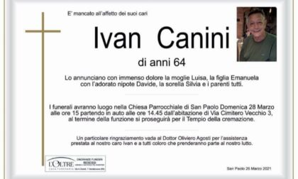 Si è spento l'ex dipendente comunale Ivan Canini