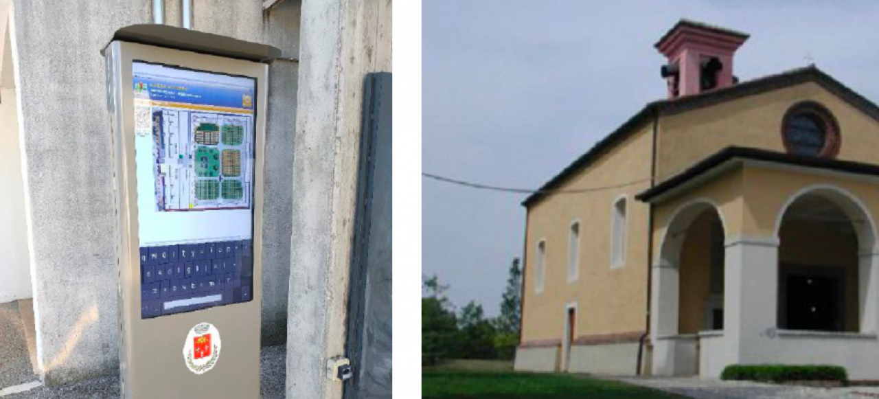 Il cimitero di Bedizzole si fa “smart” con un totem digitale