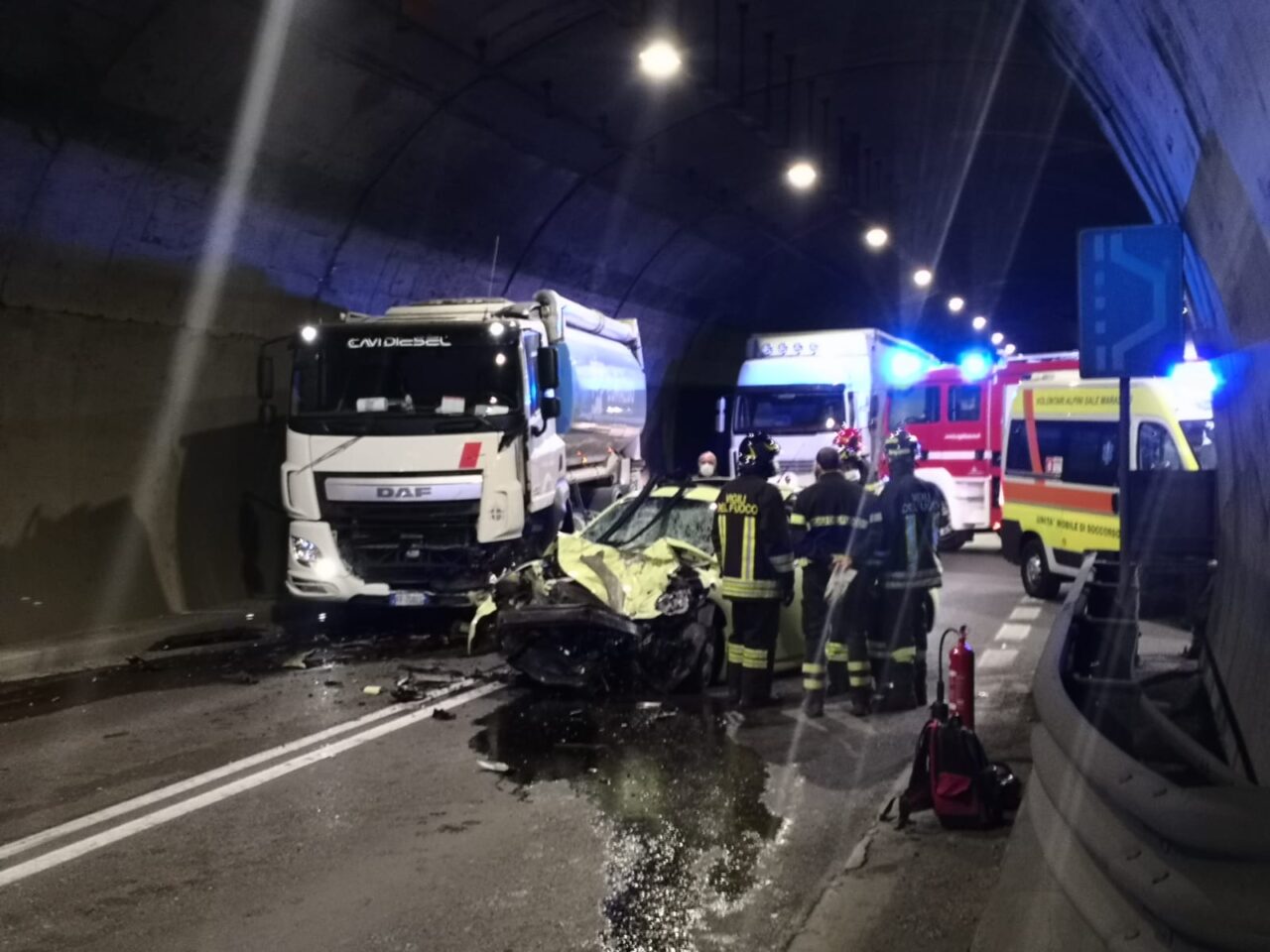 Incidente mortale in galleria: code sulla sp510 tra Sulzano e Iseo