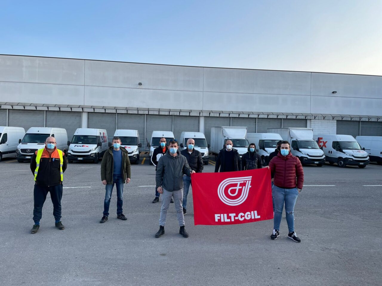 Sciopero di trasporto merci e logistica, presidio a Brescia per il contratto nazionale