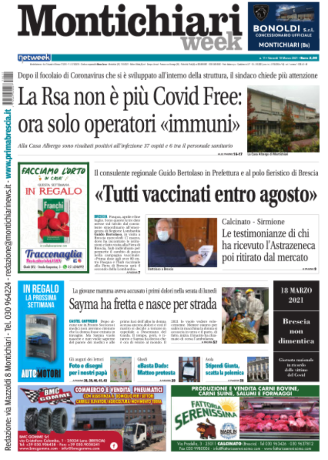 MontichiariWeek è in edicola