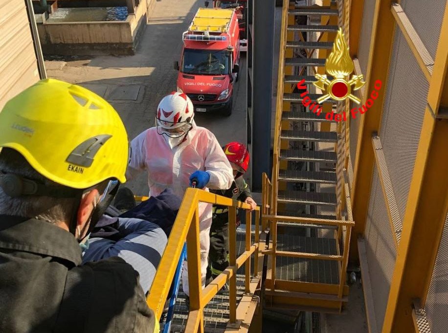 Malore a venti metri d’altezza e soccorso sul monte
