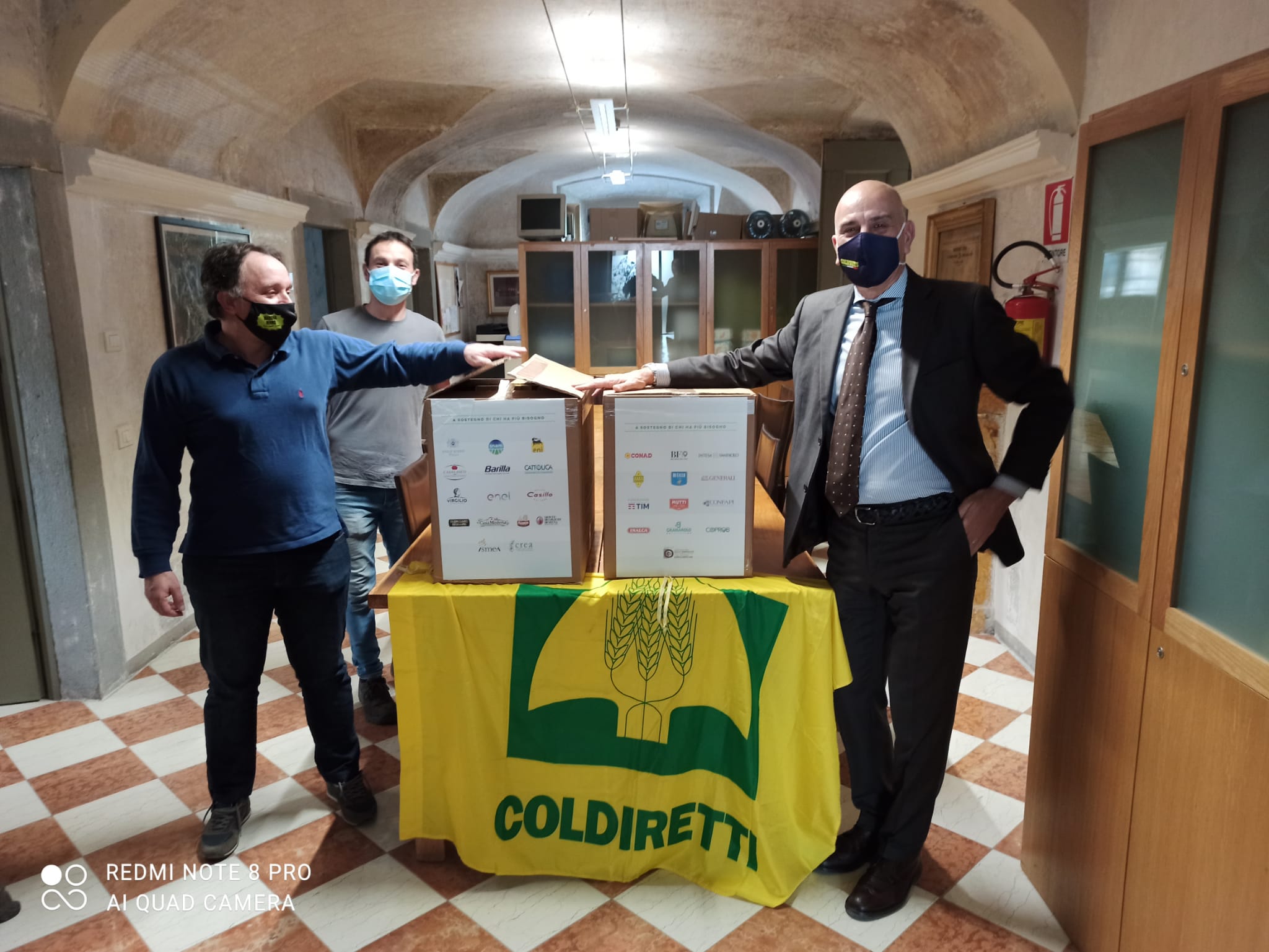 Coldiretti dona 80 quintali