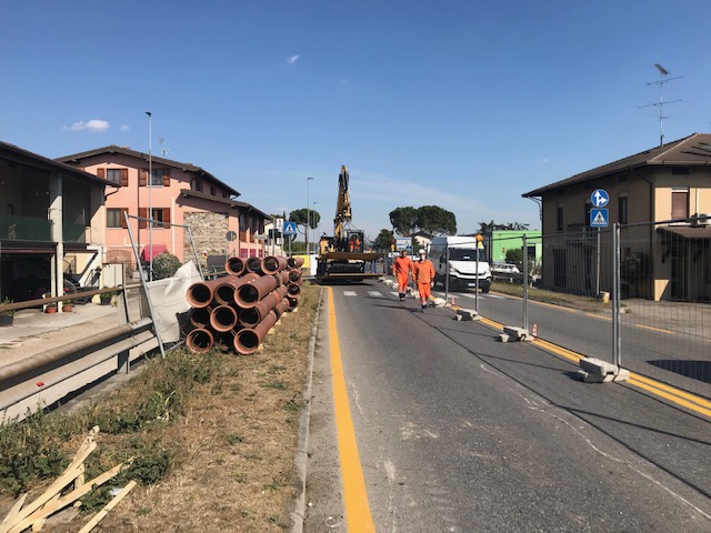 Fognature: lavori in corso al Santellone