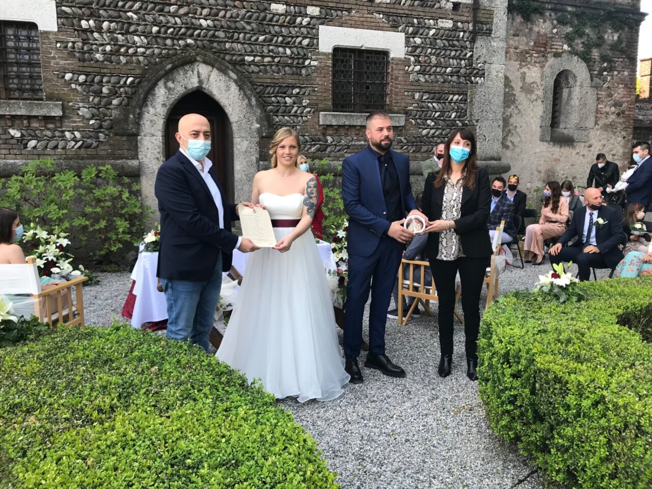 Celebrato il primo matrimonio al Castello Bonoris