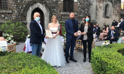 Celebrato il primo matrimonio al Castello Bonoris