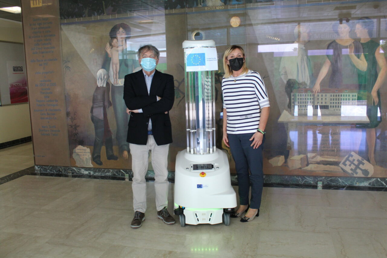 E’ arrivato il robot per la disinfezione dell’ospedale