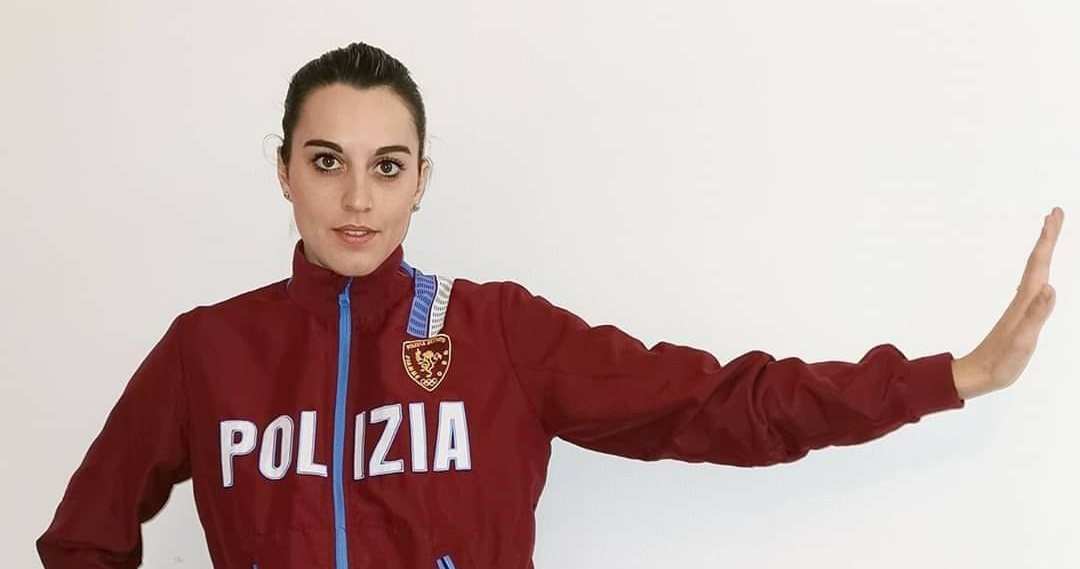 La portabandiera Jessica Rossi è in ritiro a Lonato del Garda