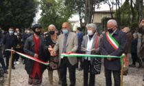 Vittoriale degli Italiani, taglio del nastro per l'inaugurazione del Roseto