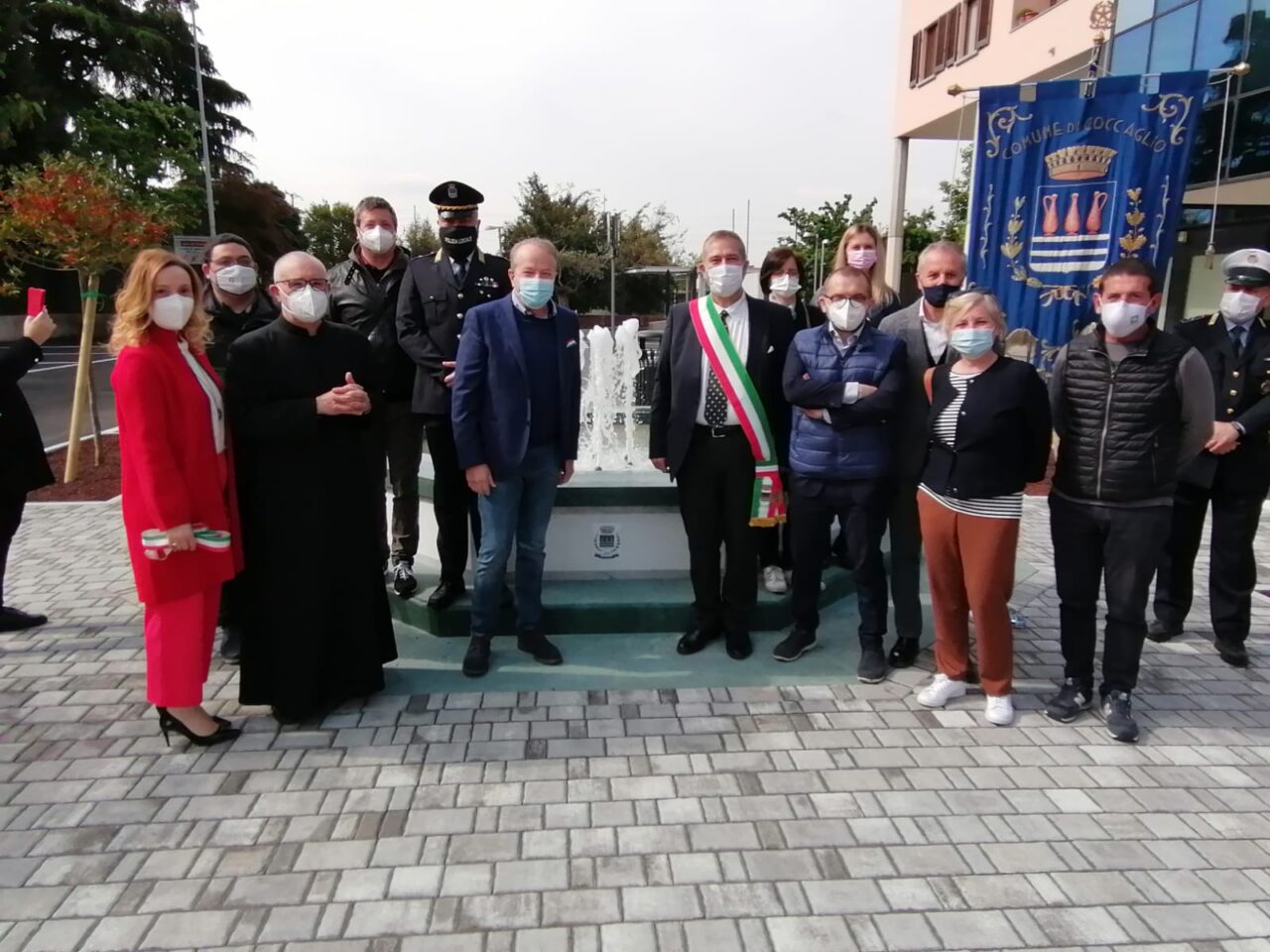 Inaugurata la nuova piazza Europa di Coccaglio