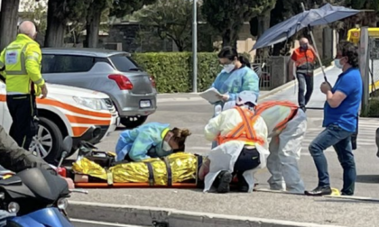 Schianto a Toscolano, paura per un 24enne: decolla l'elisoccorso