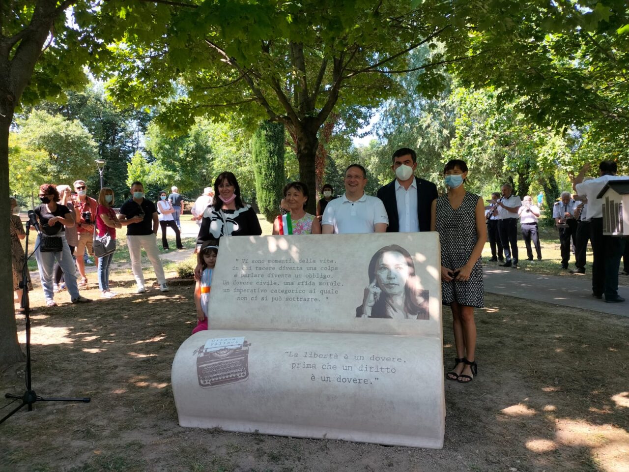 Intitolato ad Oriana Fallaci il Parco del Laghetto