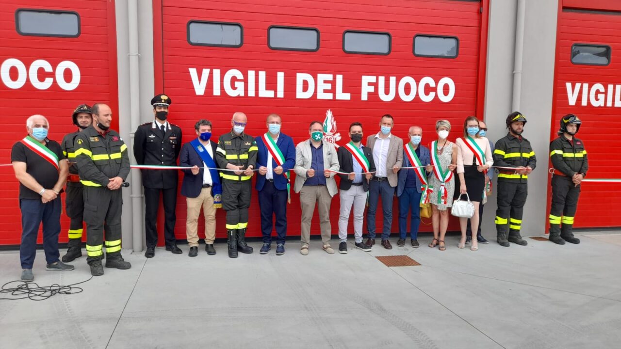 I pompieri di Verolanuova inaugurano l’autoscala e delle nuove autorimesse