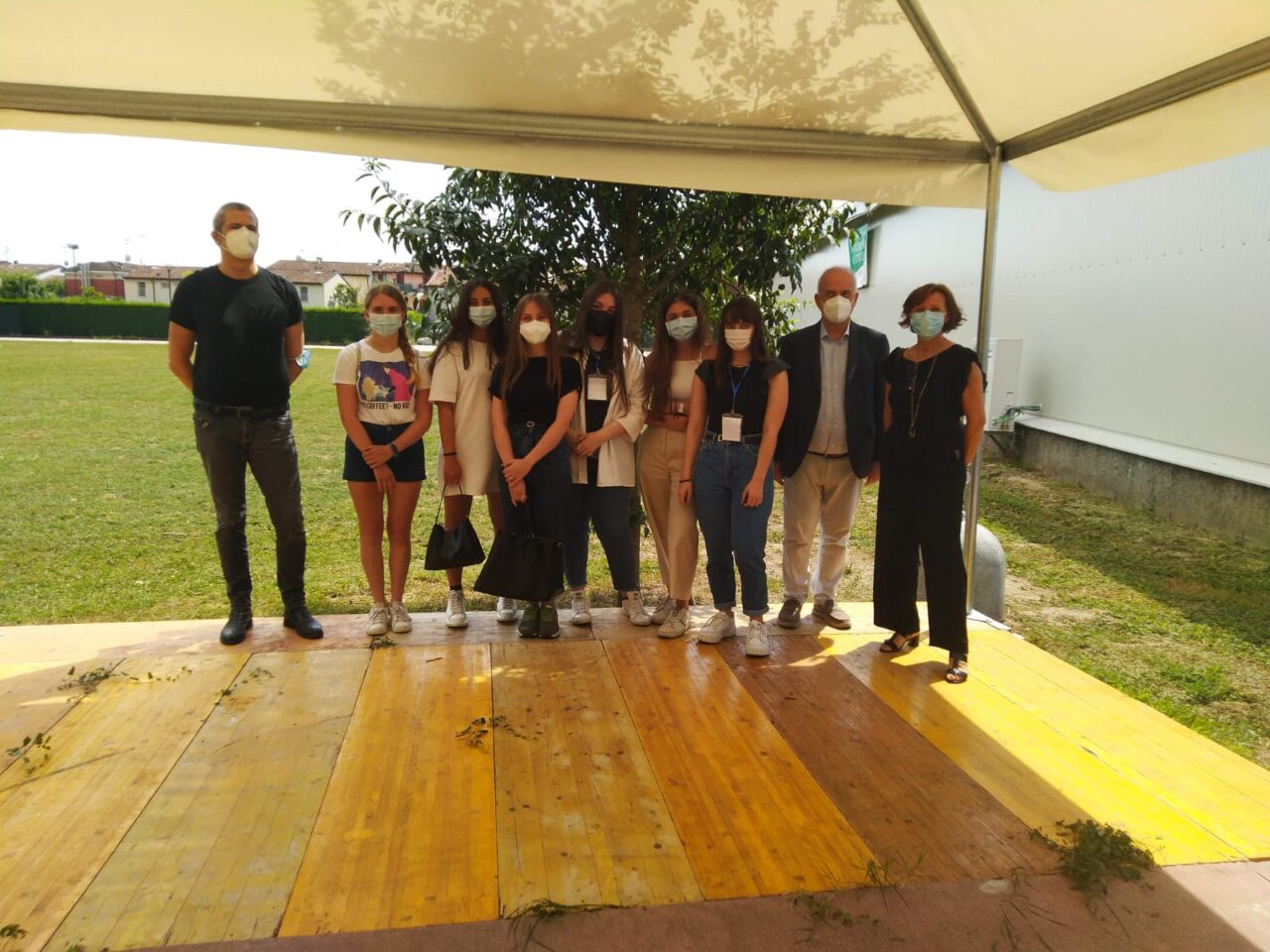 Gli studenti del Capirola all’hub di Castelletto di Leno