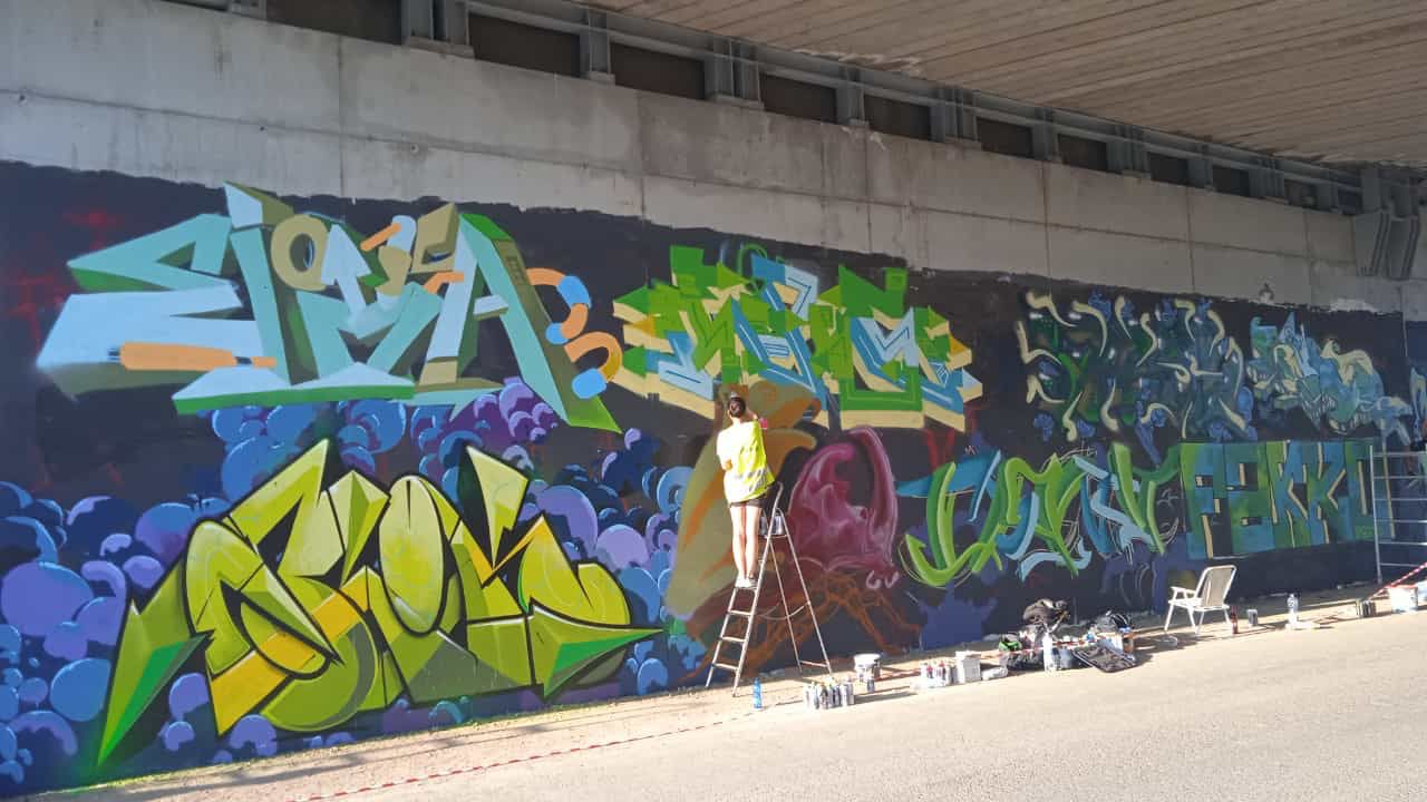 Graffiti, musica e poesia per l’Hof Jam organizzata da Skarti d’autore