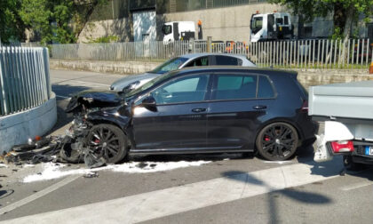 Incidente tra due auto a Zocco di Erbusco: coinvolti due 30enni