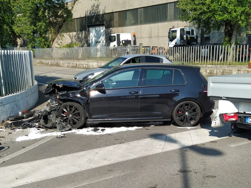 Incidente tra due auto a Zocco di Erbusco: coinvolti due 30enni