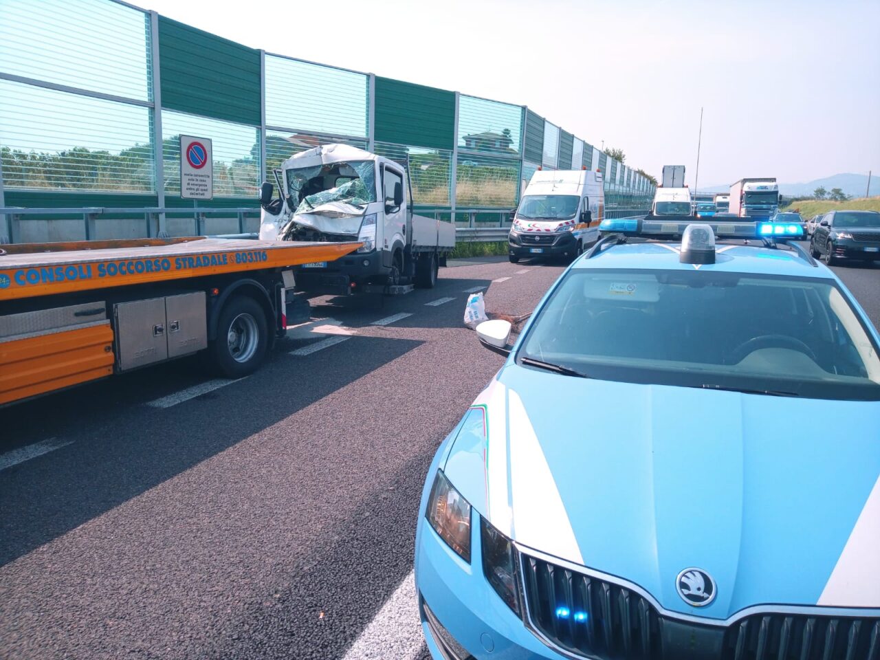 Incidente in autostrada A4: code tra Ponte Oglio e Rovato