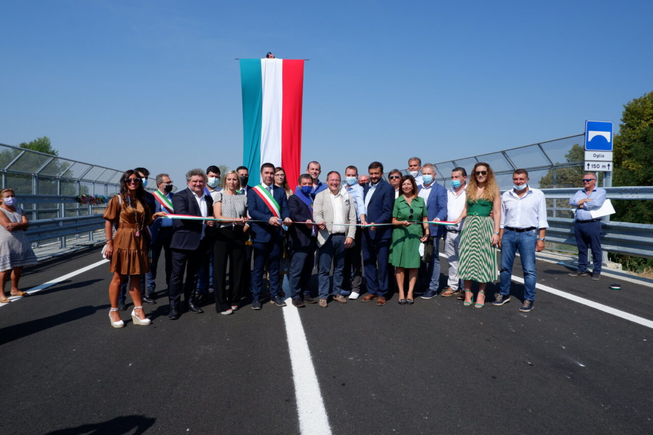 Inaugurato il nuovo ponte che collega Brescia e Bergamo