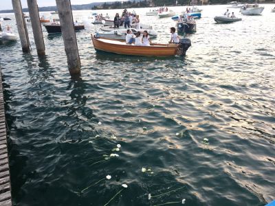 Greta e Umberto, salta il corteo di barche, confermata la Santa Messa