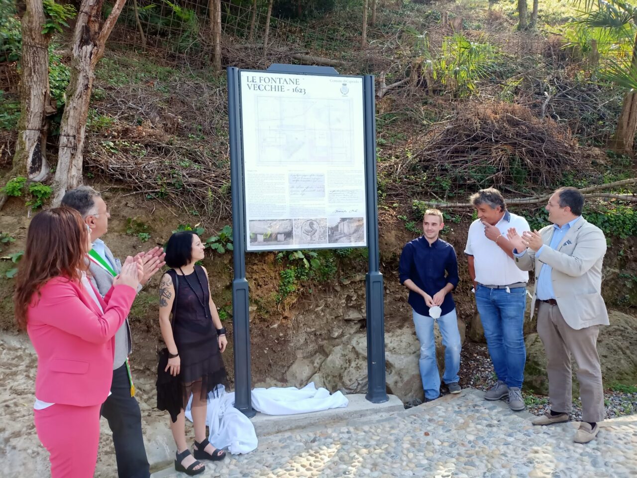 L’antica strada torna alla luce: inaugurata via Fontane Vecchie