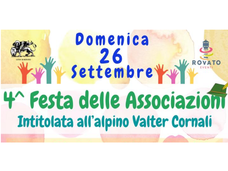 Festa delle associazioni di Rovato: scatta il piano B
