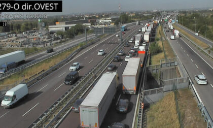 Tamponamento sull’A4: lunghe code e uscita obbligatoria a Verona Est