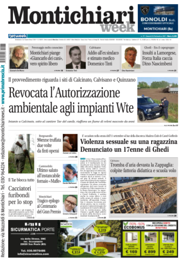 MontichiariWeek è in edicola