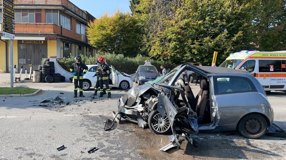 Scontro a Borgosatollo, un ferito grave