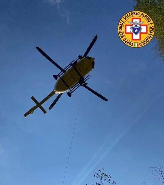 Cade  dalla Falesia Omodei, sul posto anche l’elisoccorso da Bergamo