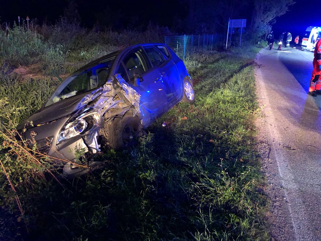 Frontale a Manerbio: coinvolte cinque persone