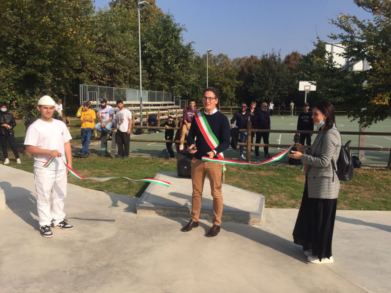 Inaugurata a Chiari la nuova “casa” degli skater