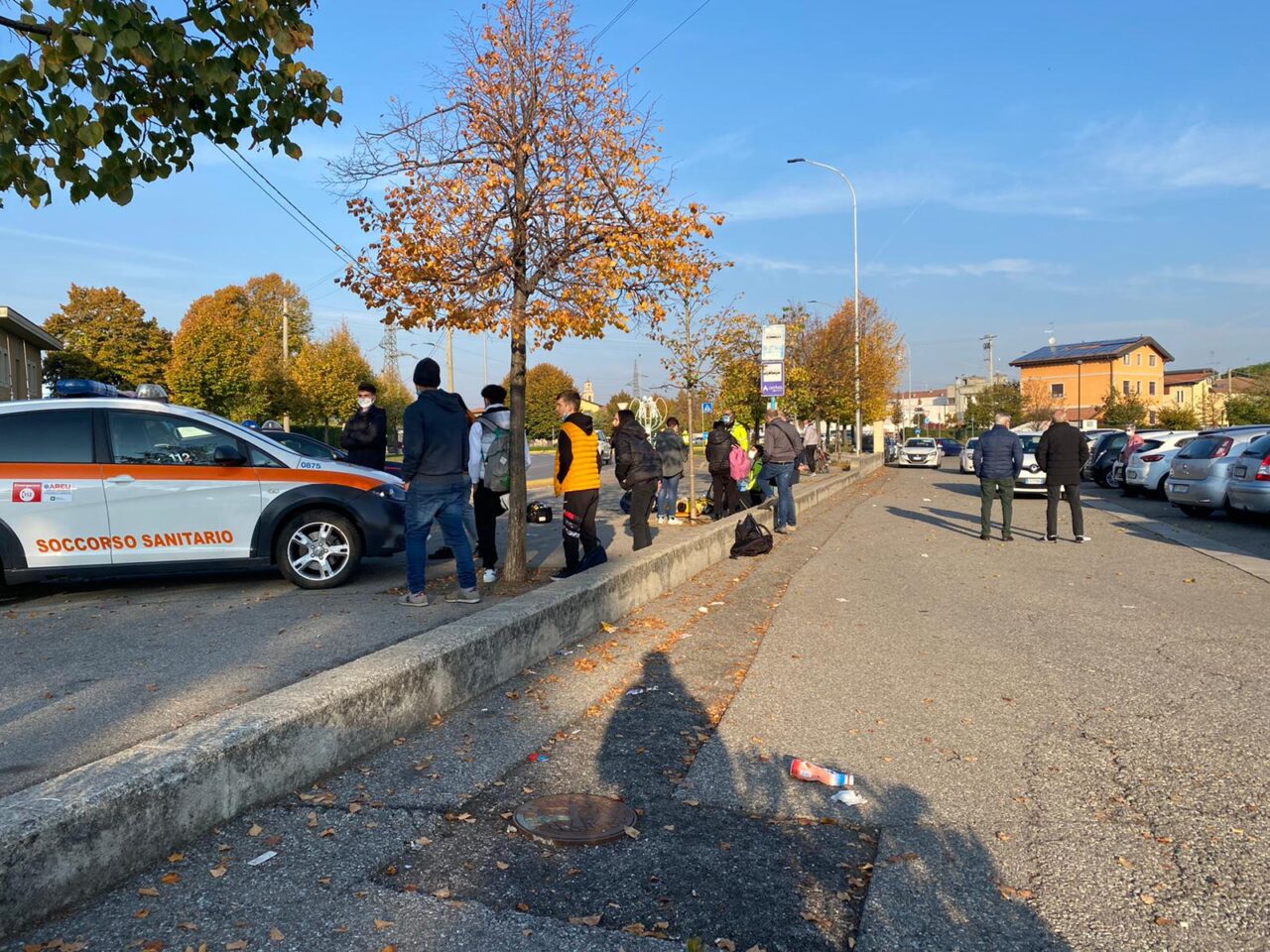 Investimento a Chiari, due studentesse coinvolte