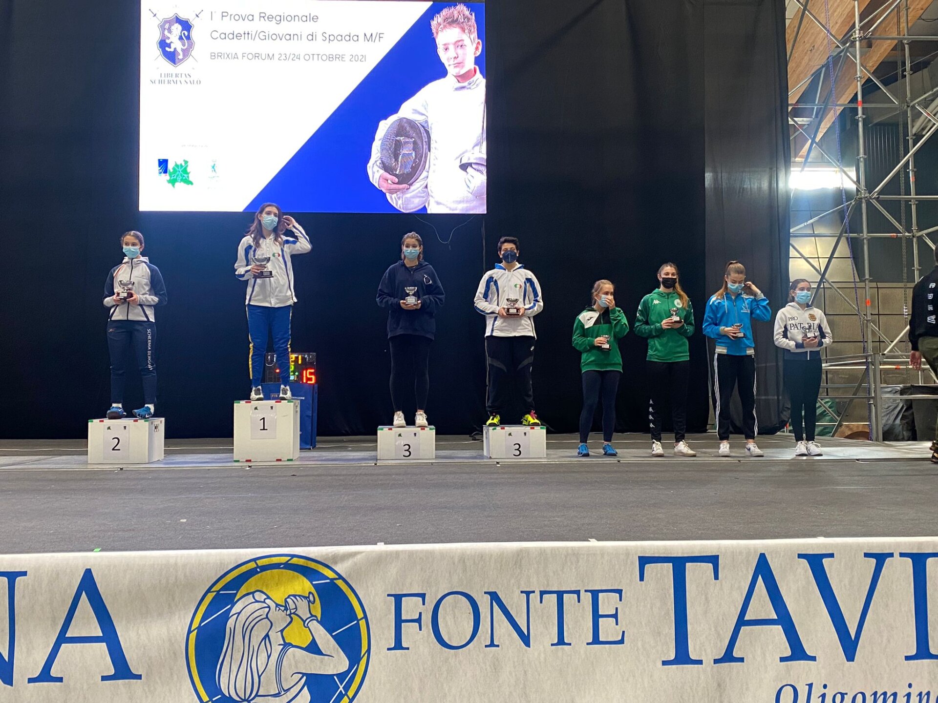 brescia podio spada femminile giovani