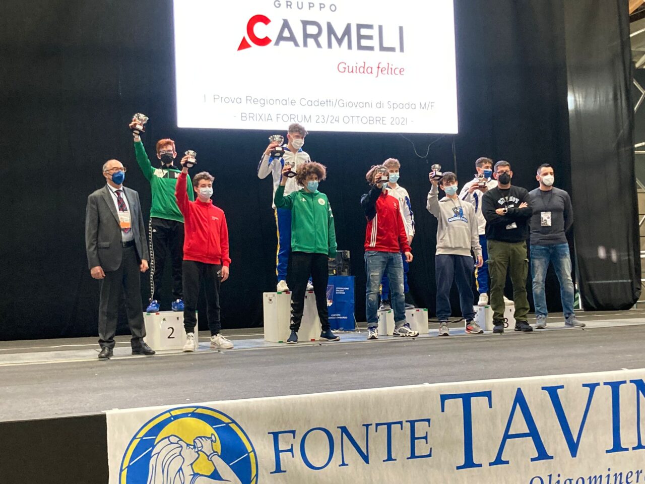 Al Brixia Forum è andata in scena nel week end la prima prova regionale Cadetti e Giovani di spada