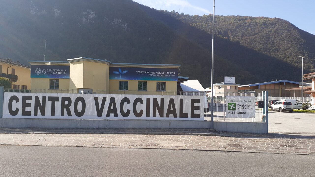 Hub vaccinale di Vobarno, al via da domani l’attività