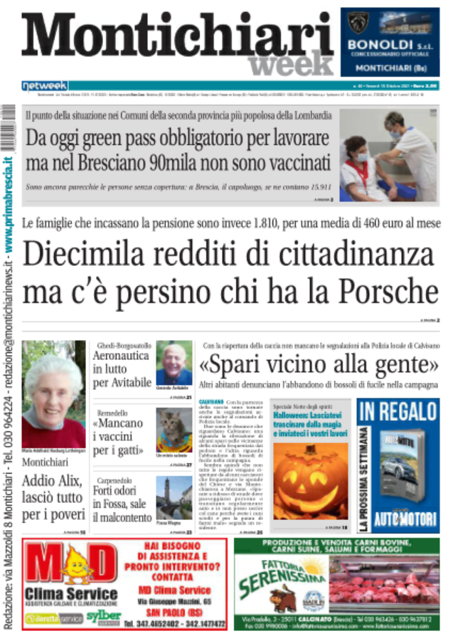 MontichiariWeek è in edicola