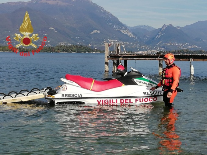 Ricerche Paola Tonoli, in campo Vigili del Fuoco e Volontari del Garda coordinati dalla Guardia Costiera