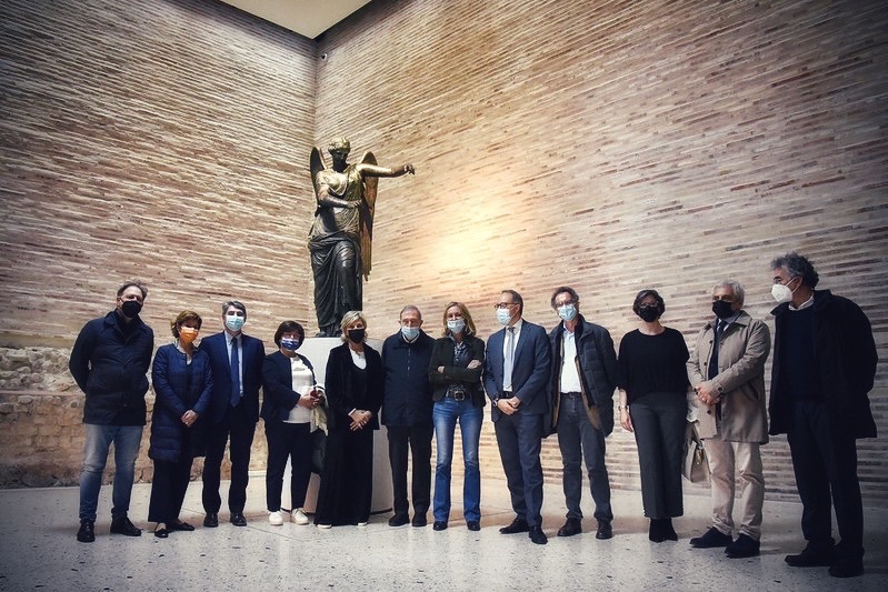 Vittoria Alata Brescia, la visita dell’architetto spagnolo Juan Navarro Baldeweg