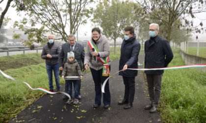 Inaugurata la nuova pista ciclopedonale