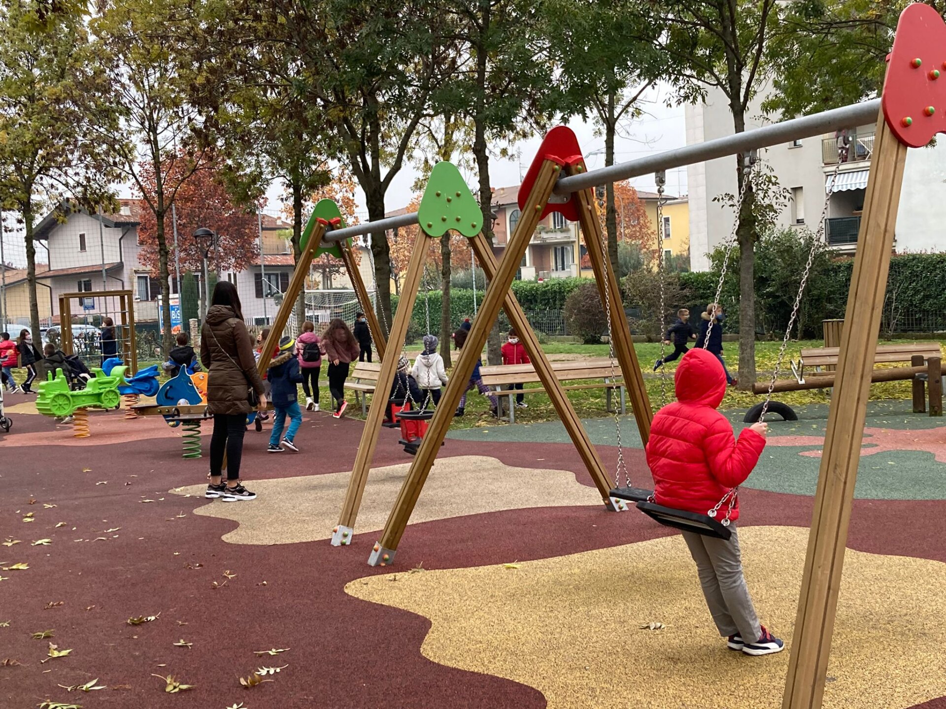 inaugurazione parco sant'angela merici chiari