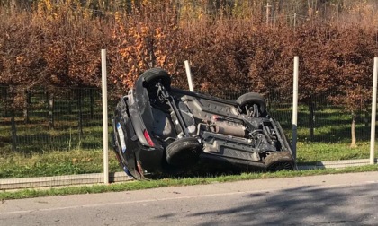 Scontro tra due auto a Montichiari, arriva l'elisoccorso