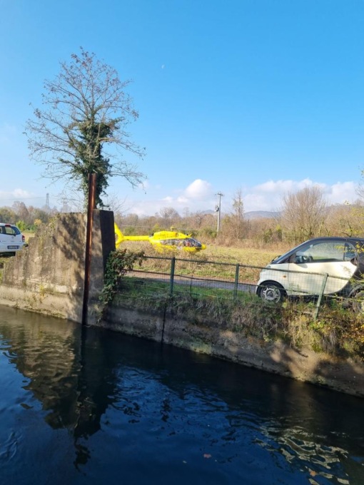 Cacciatore cade in acqua per salvare il suo cane e non risale: soccorsi in codice rosso