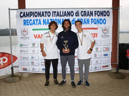 Canottieri Garda Salò, vittoria ai Campionati Italiani di Fondo per Distaso e Papa