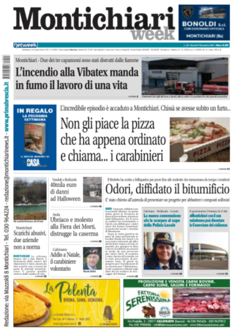 MontichiariWeek è in edicola