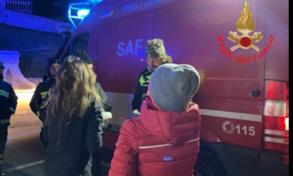 Escursionisti bloccati sul sentiero salvati dai Vigili del Fuoco
