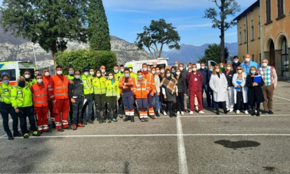 Prova di evacuazione, come affrontare l'emergenza della frana di Tavernola