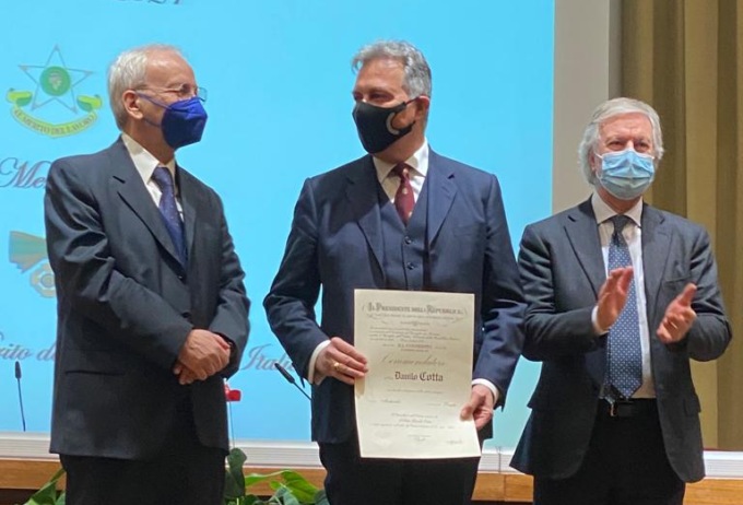 Il palazzolese Danilo Cotta è Commendatore della Repubblica